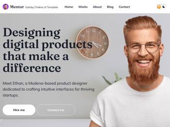 Mentor - The Ultimate React Gatsby Chakra UI Blog & Resume Template